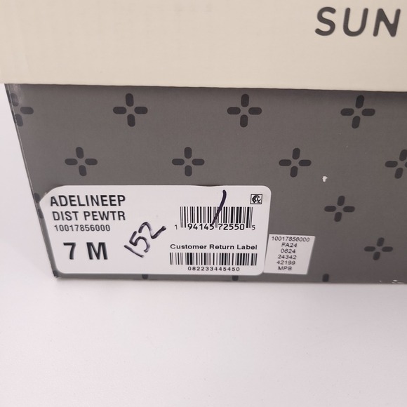 Sun Stone Adelinee Dist Pewtr Booties Zipper Slip-On Round Toe Womens 7 M NEW - Picture 3 of 16